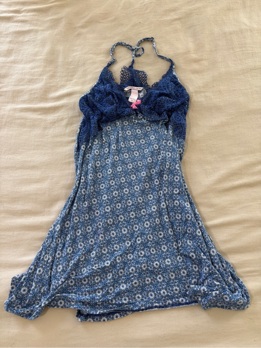Floral Lace-Trim Dress